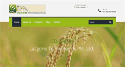 Desktop Screenshot of lacgene.com