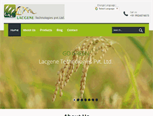 Tablet Screenshot of lacgene.com